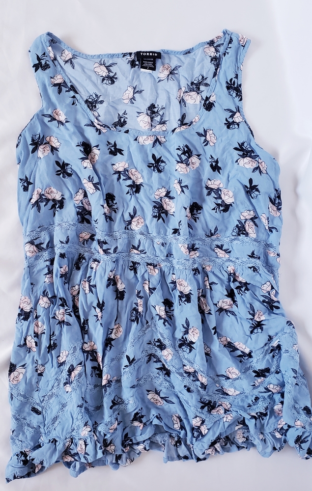 Torrid Flower Sleeveless Top